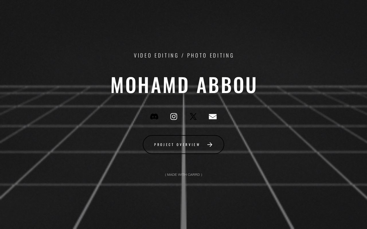 Carrd profile picture for @mohamd